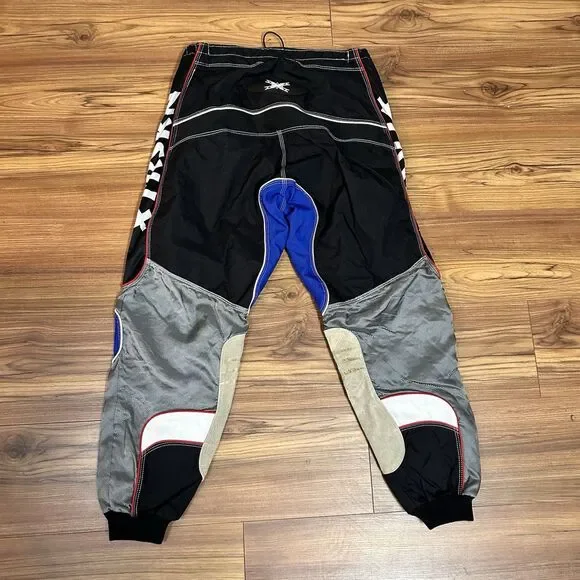 XTRASKN XDG-II Motocross Racing Pants Men’s 32 Blue Black MX ATV Dirt Bike - Picture 7 of 11